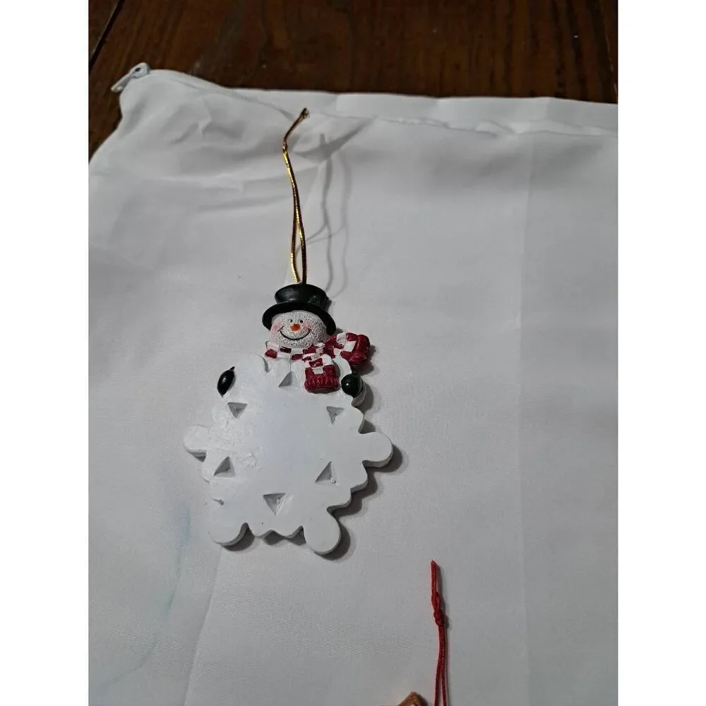 5 Vintage Christmas Holiday Ornaments You Can Personalize Snowmen Gingerbread